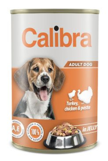 Calibra Dog konz.Turk,chick&pasta in jelly 1240g PRODEJNA EXP 2025/01