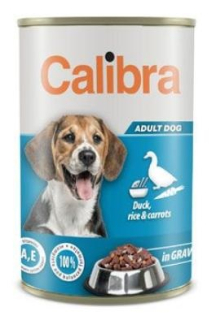Calibra Dog konz.Duck,rice&carrots in gravy 1240g PRODEJNA