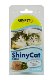 Gimpet kočka konz. ShinyCat Junior tuňák 2x70g prodejna