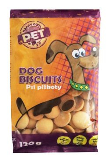Piškoty Happy Cool Pet s vápníkem pro psy 120g PRODEJNA