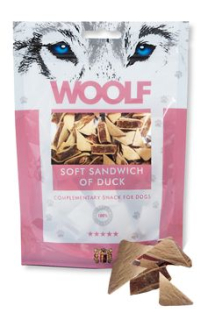 WOOLF pochoutka soft sandwich of duck 100g PRODEJNA