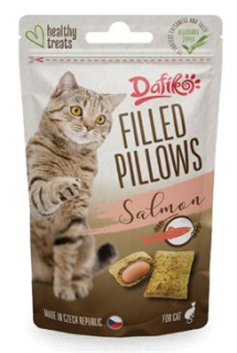 Dafíko plněné polštářky pro kočky lososové 40g PRODEJNA