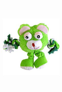 Hračka pes Monster Friend zelený plyš 21cm PRODEJNA