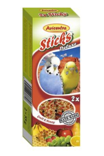 Avicentra tyčinky andulka - ovoce+med 2ks prodejna