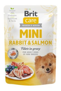 Brit Care Dog Mini Rabbit&Salmon fillets in gravy 85g prodejna