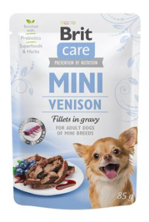 Brit Care Dog Mini Venison fillets in gravy 85g prodejna