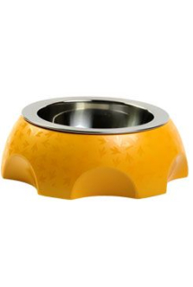Miska nerez pes CHEESE 750ml oranžová Kiwi PRODEJNA