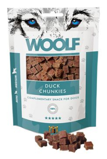 WOOLF pochoutka duck chunkies 100g PRODEJNA