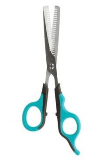Nůžky efilační oboustranné pro psy/kočky 18cm TR