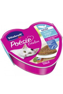 Vitakraft Cat Poésie Création Gelée losos a špenát 85g