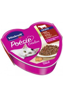 Vitakraft Cat Poésie Création Sauce hovězí mrkev 85g