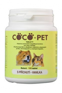Coco Pet vanilka 100tbl