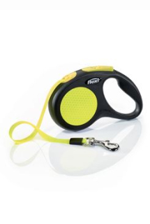 Vodítko FLEXI Neon New S pásek 5m/15kg neon prodejna