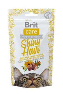 Brit Care Cat Snack Shiny Hair 50g PRODEJNA