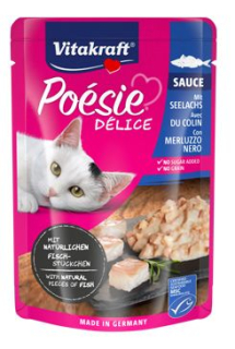 Vitakraft Cat Poésie Délice Sauce kapsa treska tm. 85g