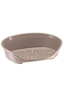 Pelech plast SIESTA DLX 8 hnědý 82x59,5x25cm FP