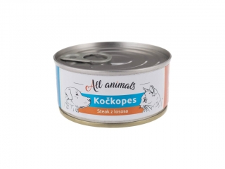 All Animals DOG losos kousky 90g