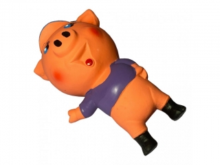 Prase postavička latex 16cm