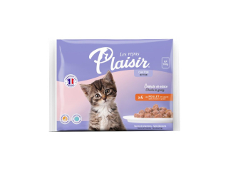 Plaisir cat Kapsa Multipack pro koťata kuřecí 4x100g