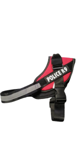 Postroj polstrovaný POLICIE M 56-70cm obvod PRODEJNA