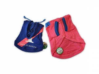 Obleček Hoodie classic 42 růžový/modrý