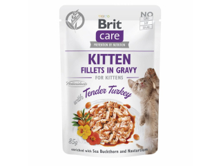 BCC Kitten Fillets in Gravy w/Tender Turkey 85g