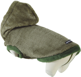 Obleček s kapucí pro psy BROOKLYN khaki 35cm Zolux PRODEJNA