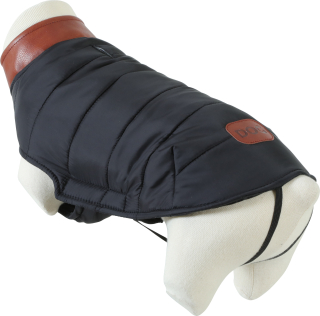 Obleček prošívaná bunda pro psy LONDON černá 45cm Zolu PRODEJNA