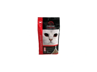 FINE CAT granule pro kočky s hovězím 2kg PRODEJNA