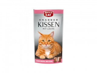 Perfecto Cat Plněné polštářky s lososem 50g