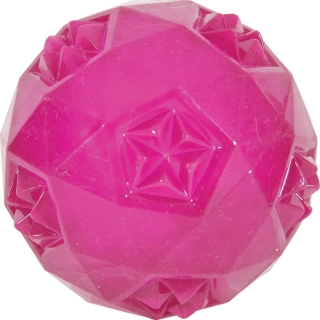 Hračka pes BALL TPR POP míček 7,5cm růžová Zolux