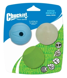 Hračka pes Chuckit Fetch Medley S 5cm/3ks