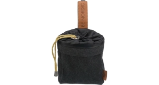 BE NORDIC pamlskovník/zásobník na sáčky na trus, ø 10 × 14 cm, černá PRODEJNA