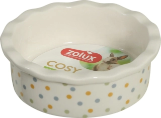 Miska keramická COSY hlodavec 100ml puntíky Zolux PRODEJNA