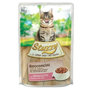 Stuzzy cat kapsa adult šunka prosciutto 85g