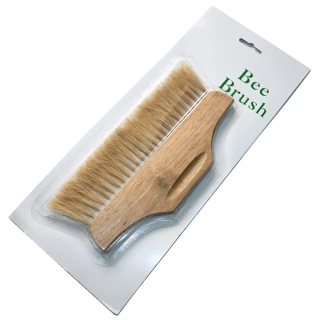 Smetáček k ometení včel - Bee Brush - přírodní - DE