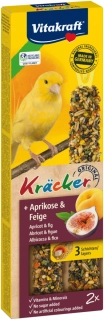 Vitakraft Bird Kräcker Kanár meruňka+fík tyč 2ks PRODEJNA