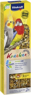 Vitakraft Bird Kräcker Korela/Parrot moulting tyč 2ks PRODEJNA