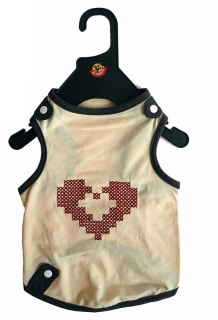 Obleček Heart 34 béžový