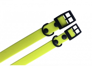 Obojek voděodolný 55cm/25mm neonově žlutý