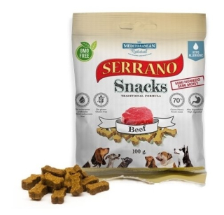 Serrano Snack Meditky tréninkové kostičky hovězí 25ks 85g
