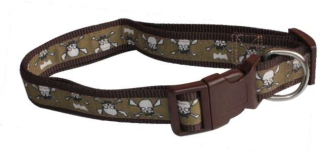 Obojek lebka 10mm x 40-55cm AKCE 