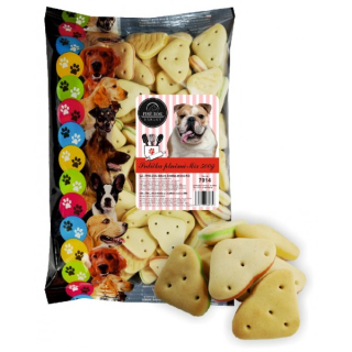 Fine Dog Bakery Srdíčka plněná mix 500g
