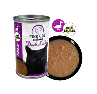 Fine Cat Exclusive Polévka pro kočky KACHNÍ 158g