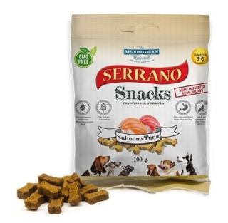 Serrano Snack Meditky tréninkové kostičky rybí 85g