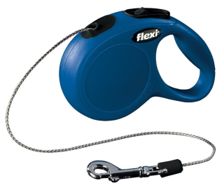 Vodítko Flexi Classic XS 3m (max 8kg) lanko modrá