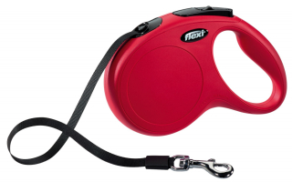 Vodítko Flexi Classic S 5m (max 15kg) pásek červená