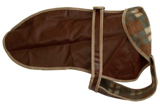 Kabátek umělá kůže 55cm