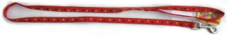 Vodítko nylon s tlapkou 15mm x 120cm