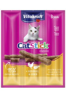 Vitakraft Cat pochoutka Stick Clasic Poultry/Liver 3ks PRODEJNA